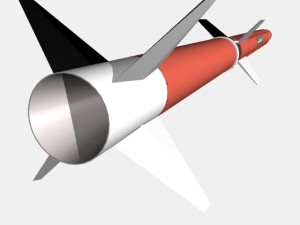 aerobee 170 rocket 3D Model