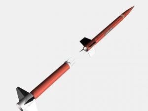 aerobee 170 rocket 3D Model
