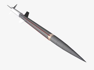 aerobee 170 rocket 3D Model