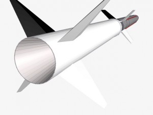 aerobee 170 rocket 3D Model