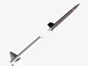 aerobee 170 rocket 3D Model