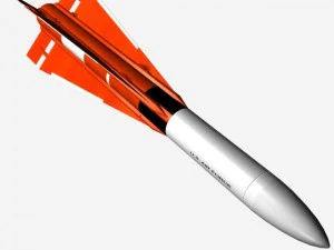 falcon gar1 missile 3D Model