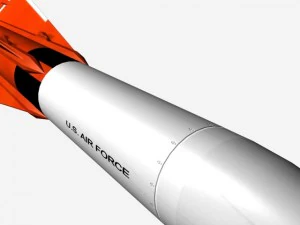 falcon gar1 missile 3D Model
