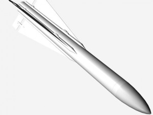 falcon gar1 missile 3D Модель