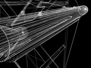 falcon gar1 missile 3D Модель
