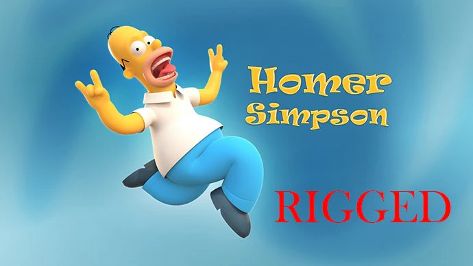 Homer simpson maya 3D Model .c4d .max .obj .3ds .fbx .stl .blend 