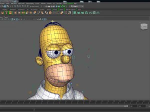 Homer simpson maya 3D Model