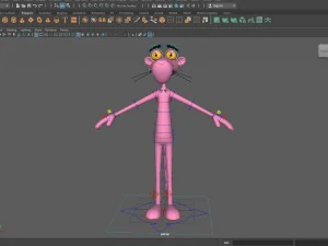 pink panther 3D Model