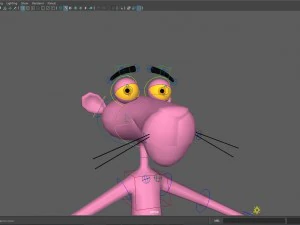 pink panther 3D Model