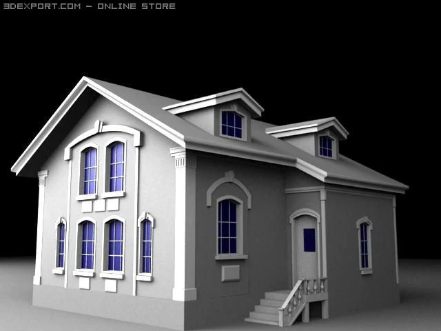 vila 2 Modelo 3D .c4d .max .obj .3ds .fbx .stl .blend 