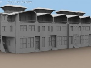 7 sister villa Modèle 3D
