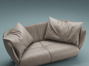 Realistic sofa Modèle 3D