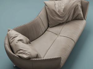 Realistic sofa Model 3D