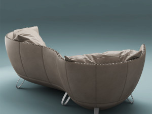 Realistic sofa Model 3D