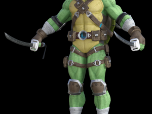 Leonardo Teenage Mutant Ninja Turtles 3D Model