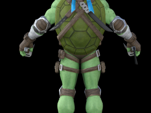 Leonardo Teenage Mutant Ninja Turtles 3D Model