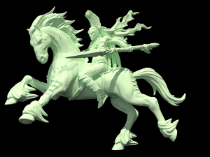Wild Hunt Rider Modèle 3D