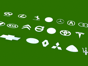 23 Car Logo ready to 3dprint 3D Model