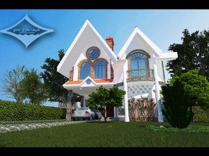 villa 3D Model