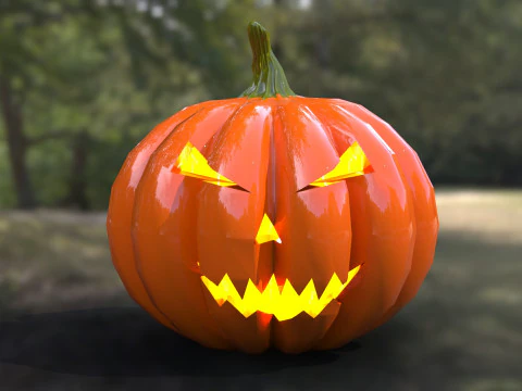 Calabaza De Halloween Modelo 3D