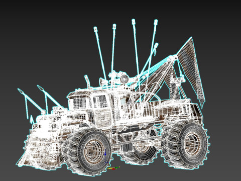 Mad Max Tow Truck Modello 3D