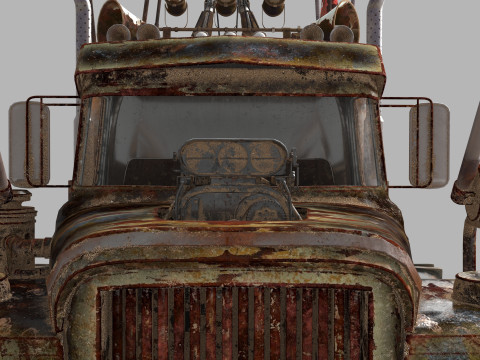 Mad Max Tow Truck Modello 3D