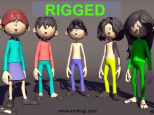 chara Modèle 3D