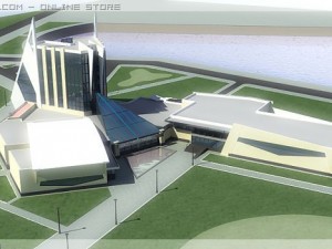 multipurpose center Modello 3D