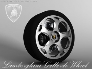 lamborghini gallardo wheel 3D-Modell