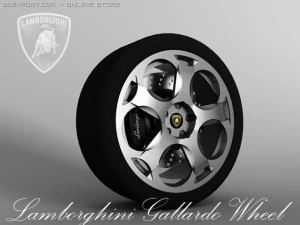 lamborghini gallardo wheel 3D Model