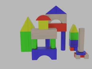 toy block Modèle 3D