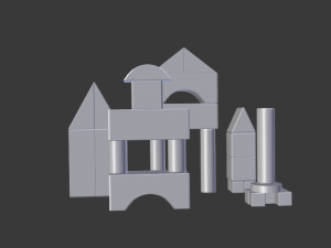 toy block Modelo 3D