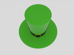 wacky leprechaun hat Modello 3D