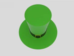 wacky leprechaun hat 3D Model