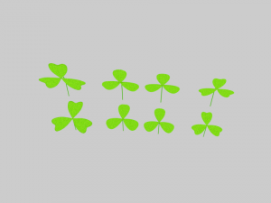 three leaf clover pack Model 3D