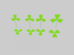 three leaf clover pack Model 3D