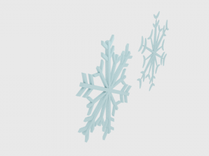snowflake 1 3D Model
