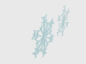 snowflake 1 3D Model
