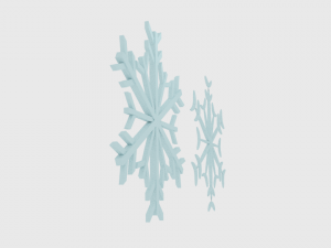 snowflake 1 3D Model