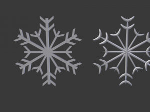 snowflake 1 3D Model
