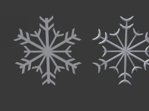 snowflake 1 3D Model