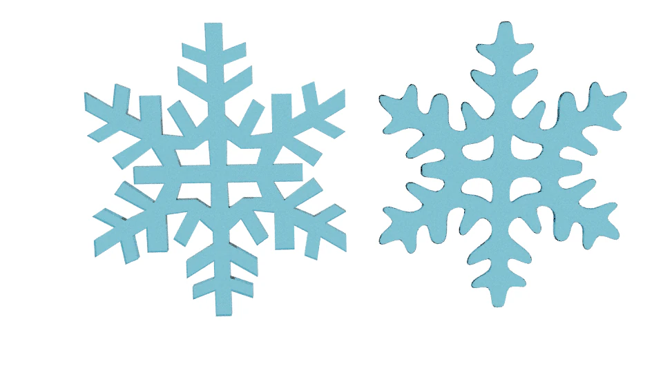 snowflake 2 3D Model .c4d .max .obj .3ds .fbx .stl .blend 