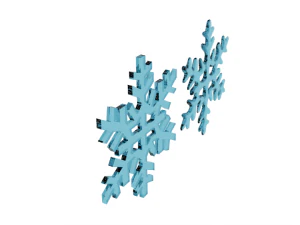 snowflake 2 3D Model