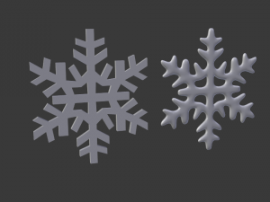 snowflake 2 3D-Modell