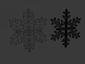 snowflake 2 3D Model