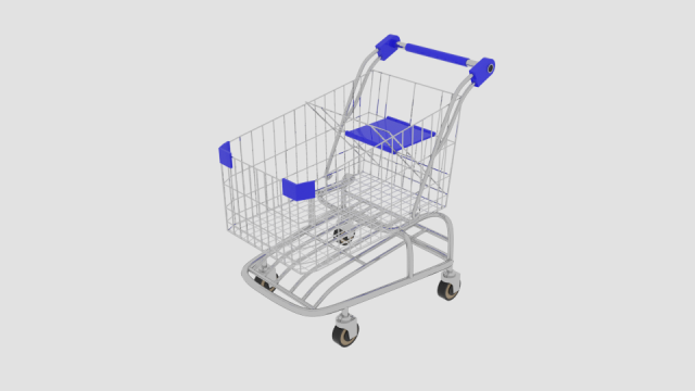 trolley 3D Model .c4d .max .obj .3ds .fbx .stl .blend 
