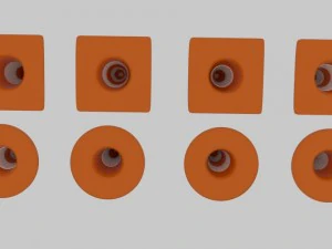 traffic cone pack 3D Model