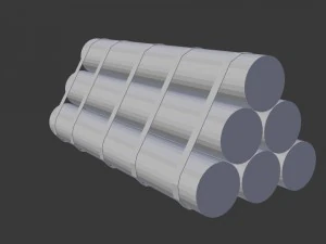 steel cylinder 3D Model
