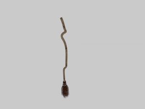 witch broom 3D Модель