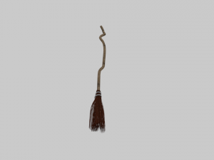 witch broom 3D Модель